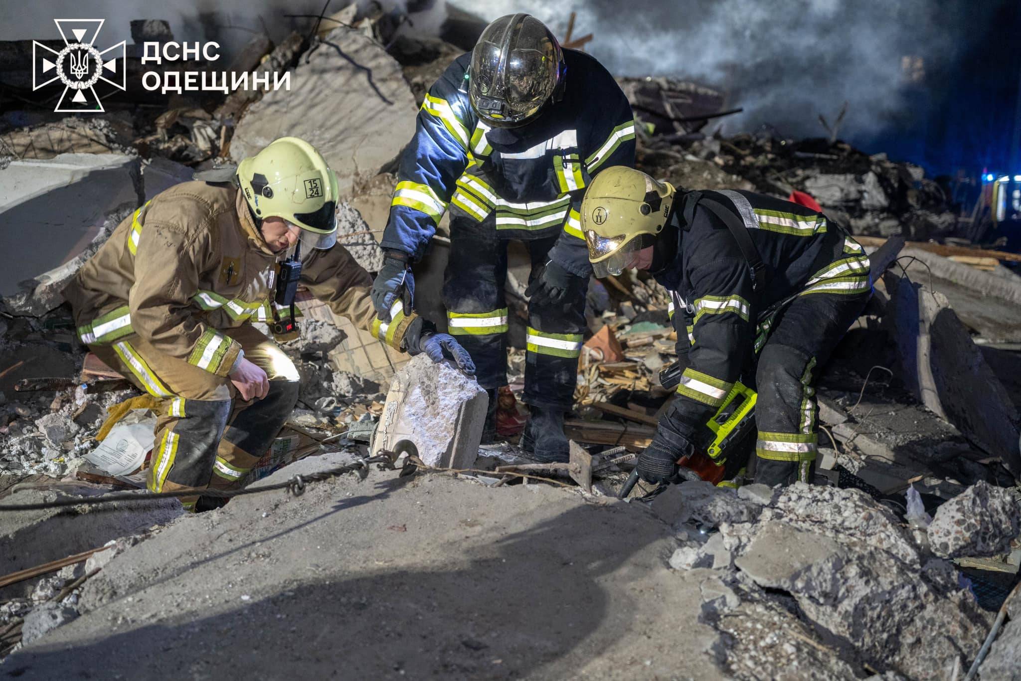Разрушенията в Одеса след руския терористичен удар